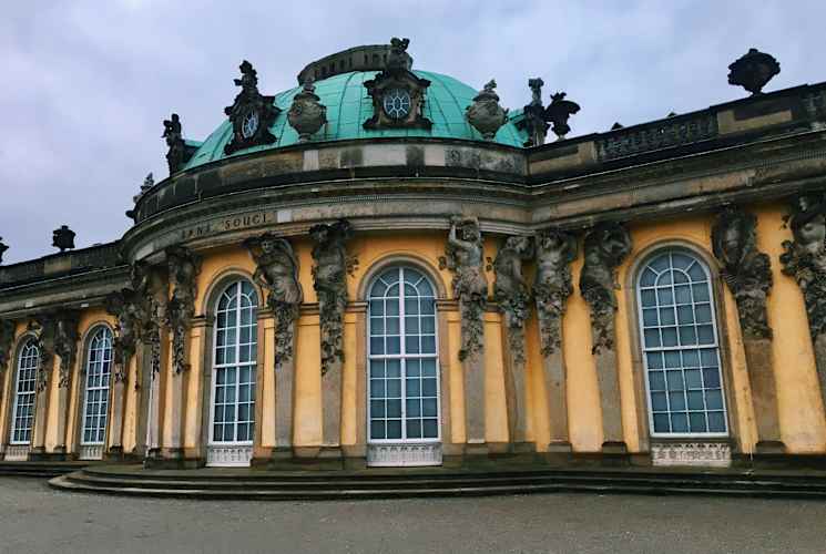 The outside of a building in Germany.