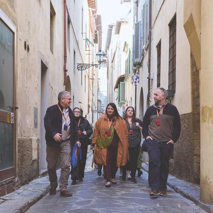 AIFS Abroad site visit with advisors.