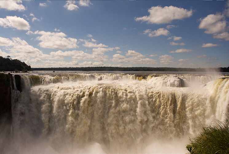 Iguazu Falls in Argentina.