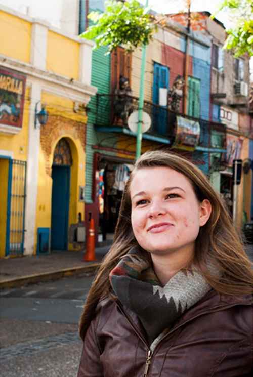 AIFS Abroad student in Buenos Aires.