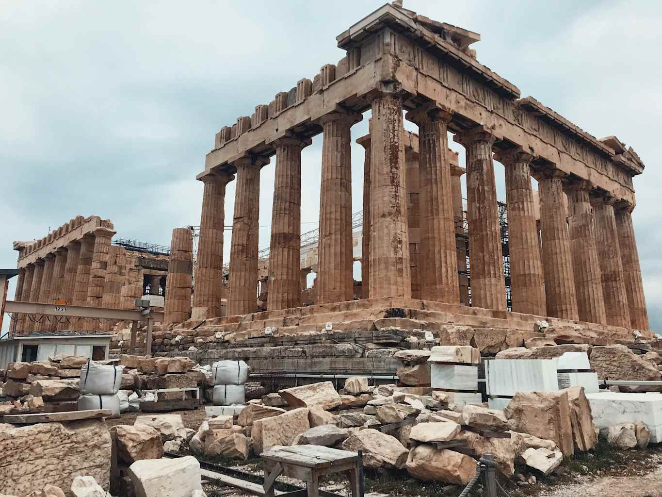 The Acropolis of Athens.