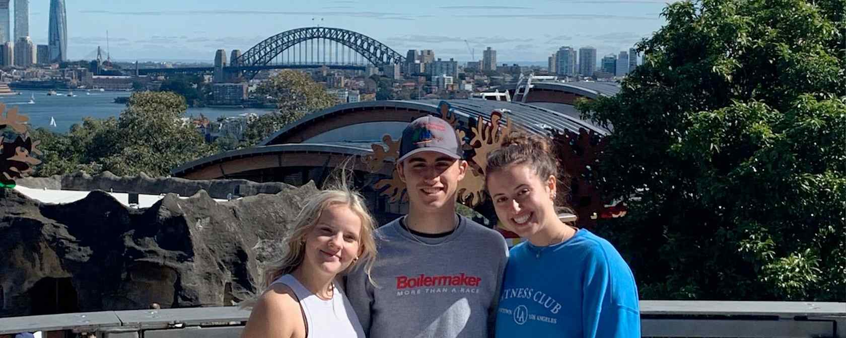 AIFS Abroad students in Sydney, Australia.