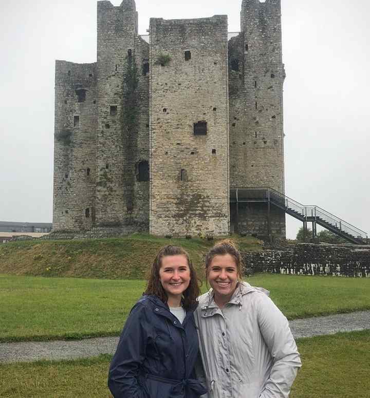 Two students in Maynooth, Ireland.