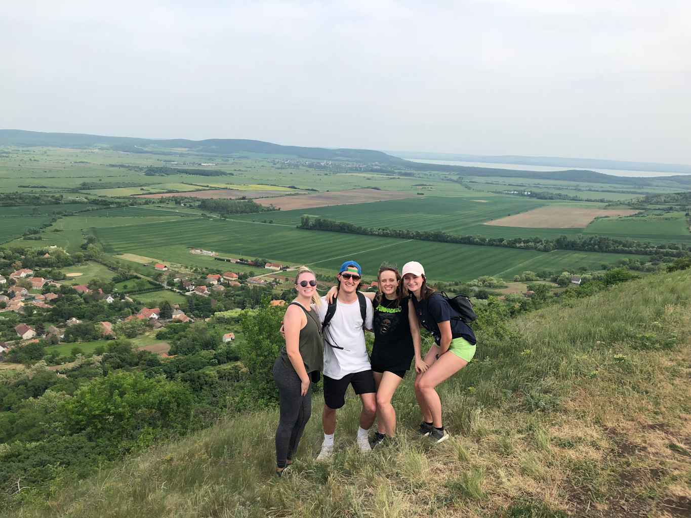 A group of students in Hungary.