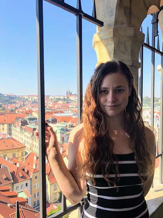 A student in Prague.