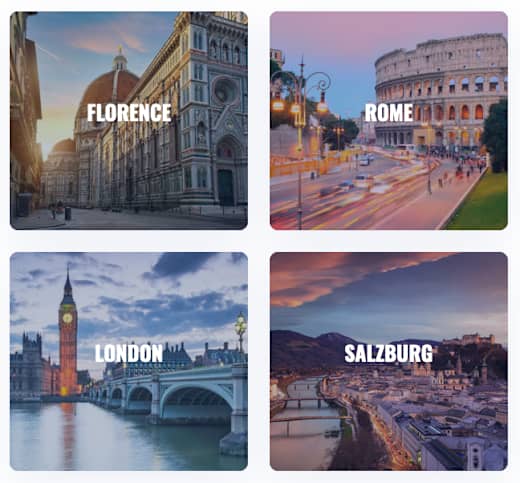 AIFS Abroad Global Education Center locations.