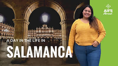 Idaly in Salamanca, Spain