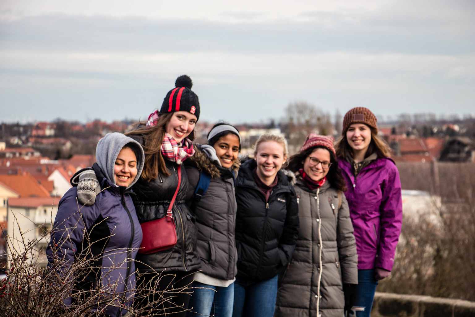 A group of students in Berlin.