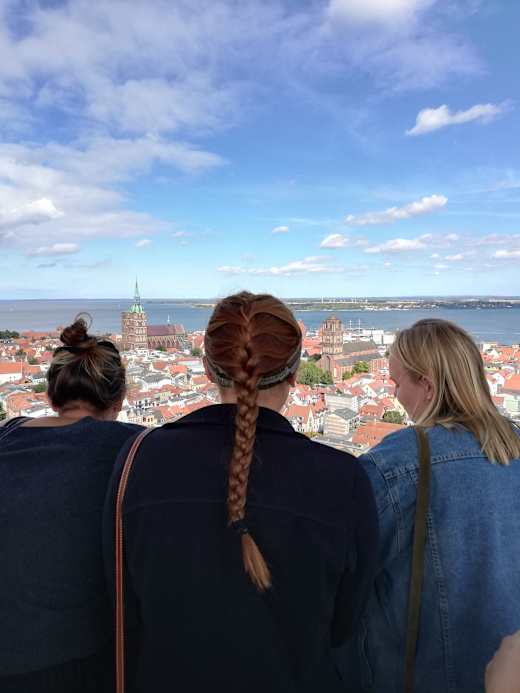 Three students in Germany.