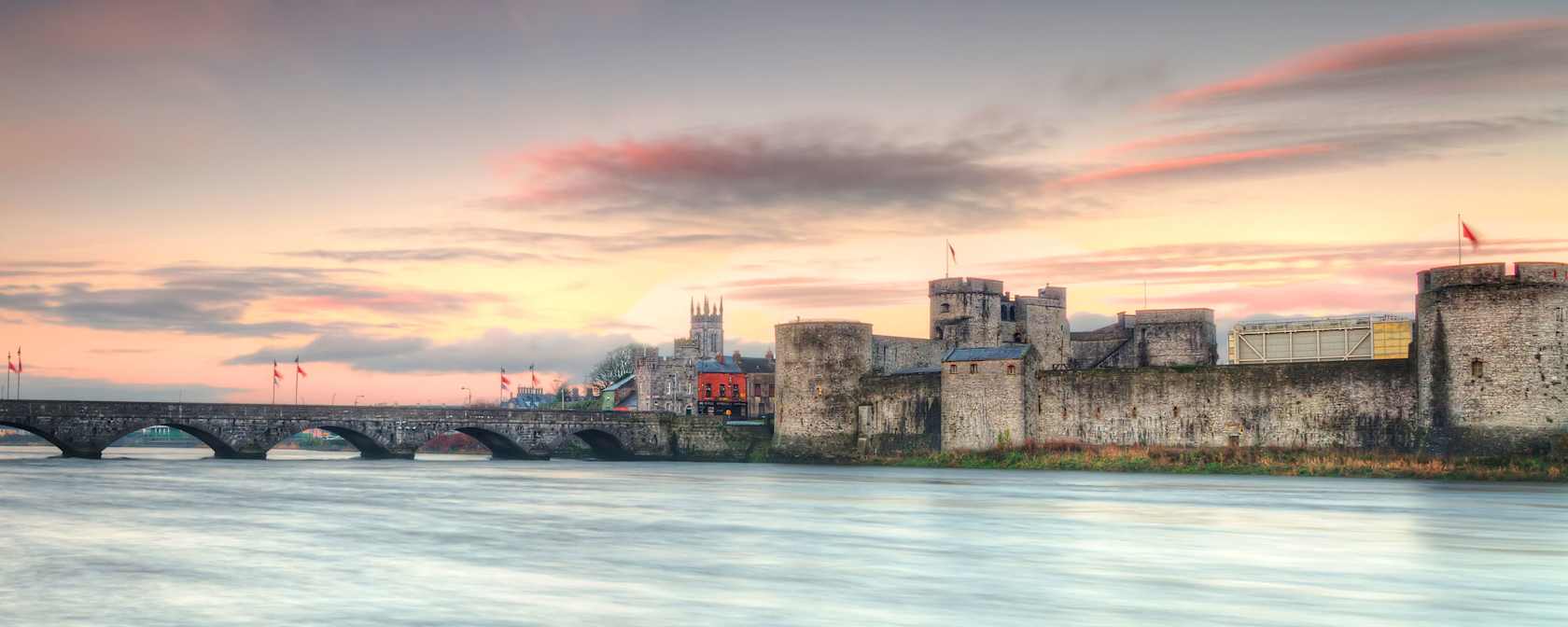 St. John's Castle in Limerick, Ireland