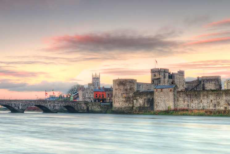 St. John's Castle in Limerick, Ireland