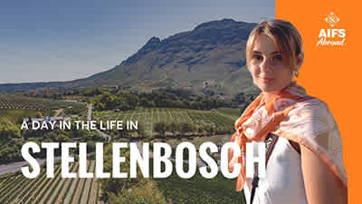 Isabelle in Stellenbosch, South Africa