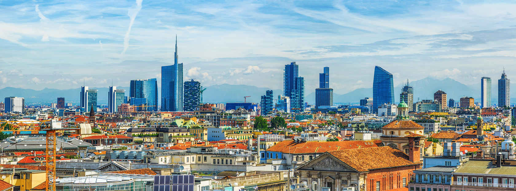 Milan, Italy, skyline.