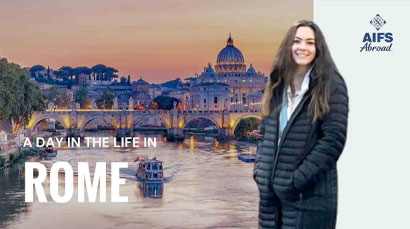 A day in the life in Rome - January Term Video.