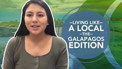 Katerine in Galapagos Islands