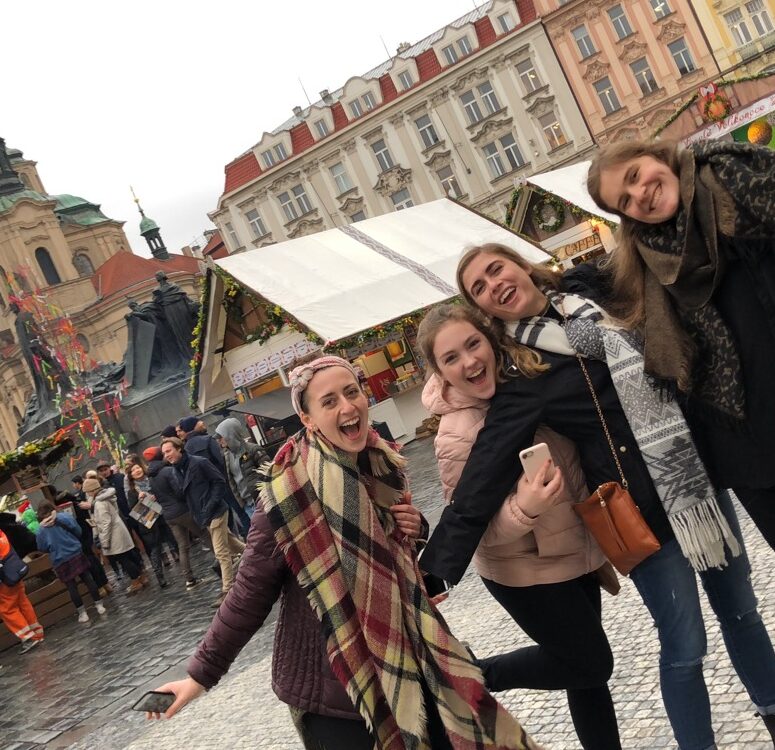 A group of students in Ireland.
