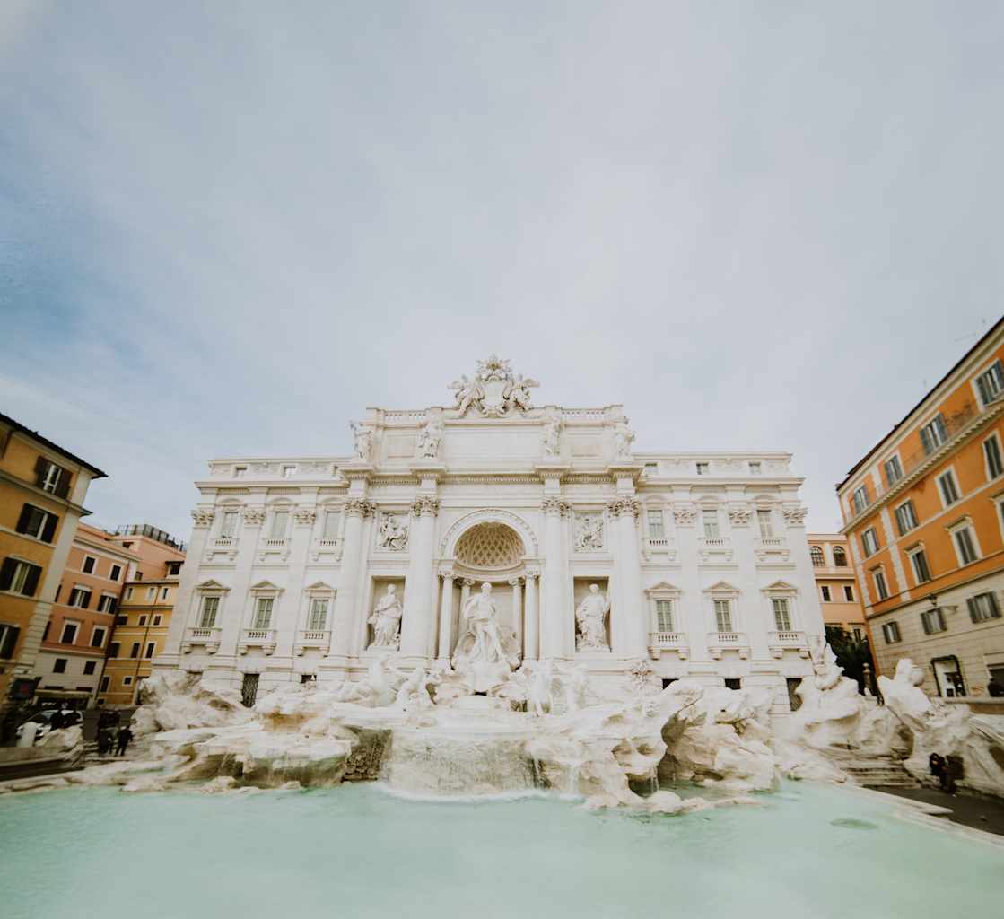 Trevi Fountain.