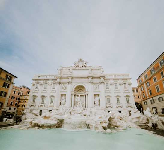 Trevi Fountain.