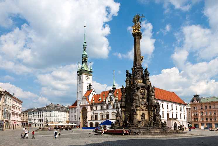 Buildings in Moravia, Czech Republic.