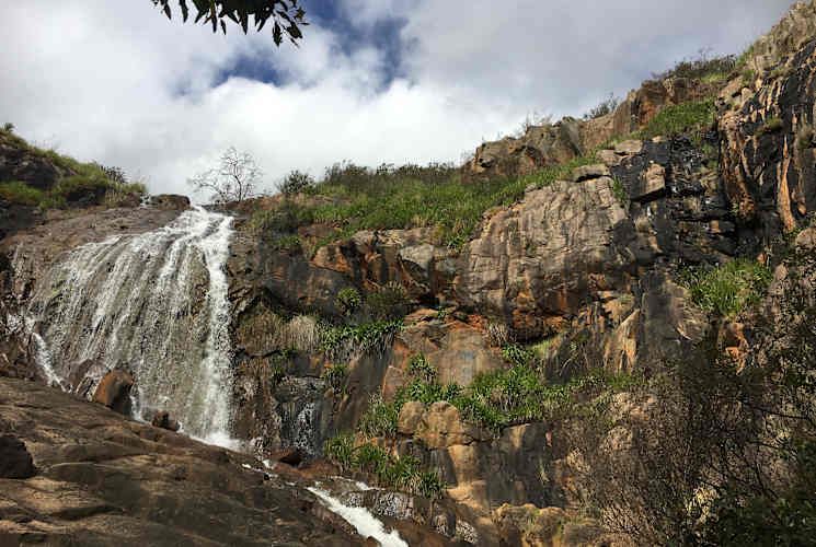 A waterfall in Australia.