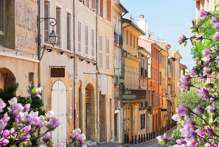 A street in Provence, France.