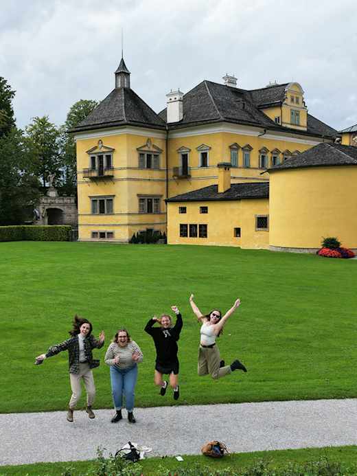 AIFS Abroad students in Salzburg, Austria.