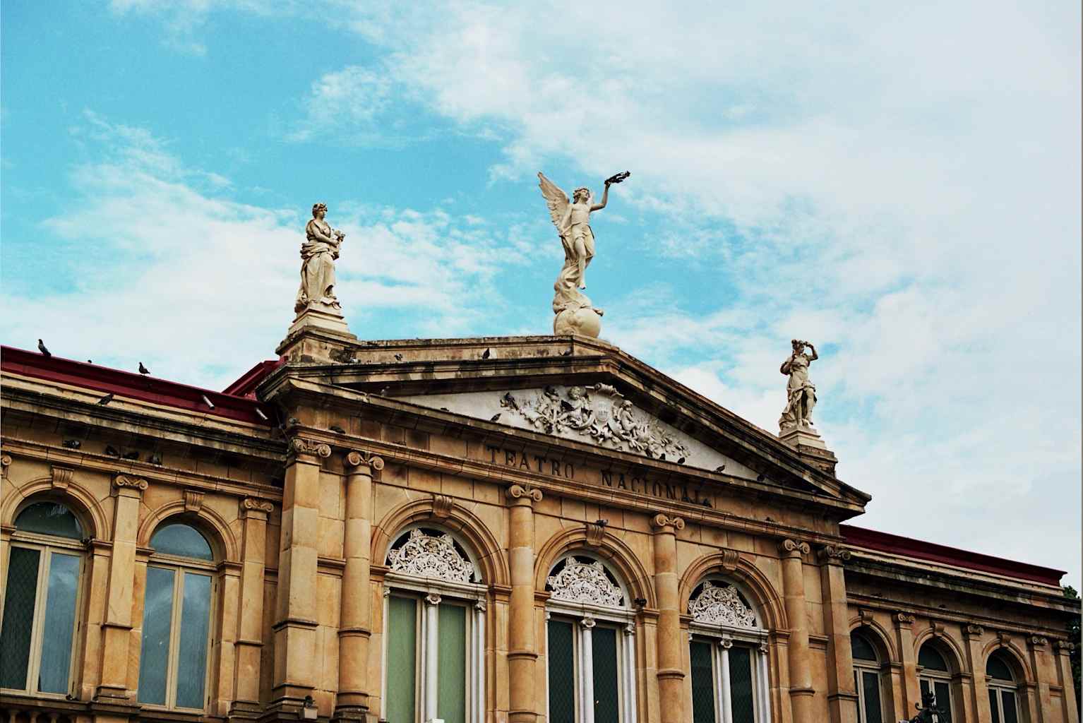 The outside of a building in Costa Rica.