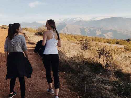 AIFS Abroad students in Granada, Spain.