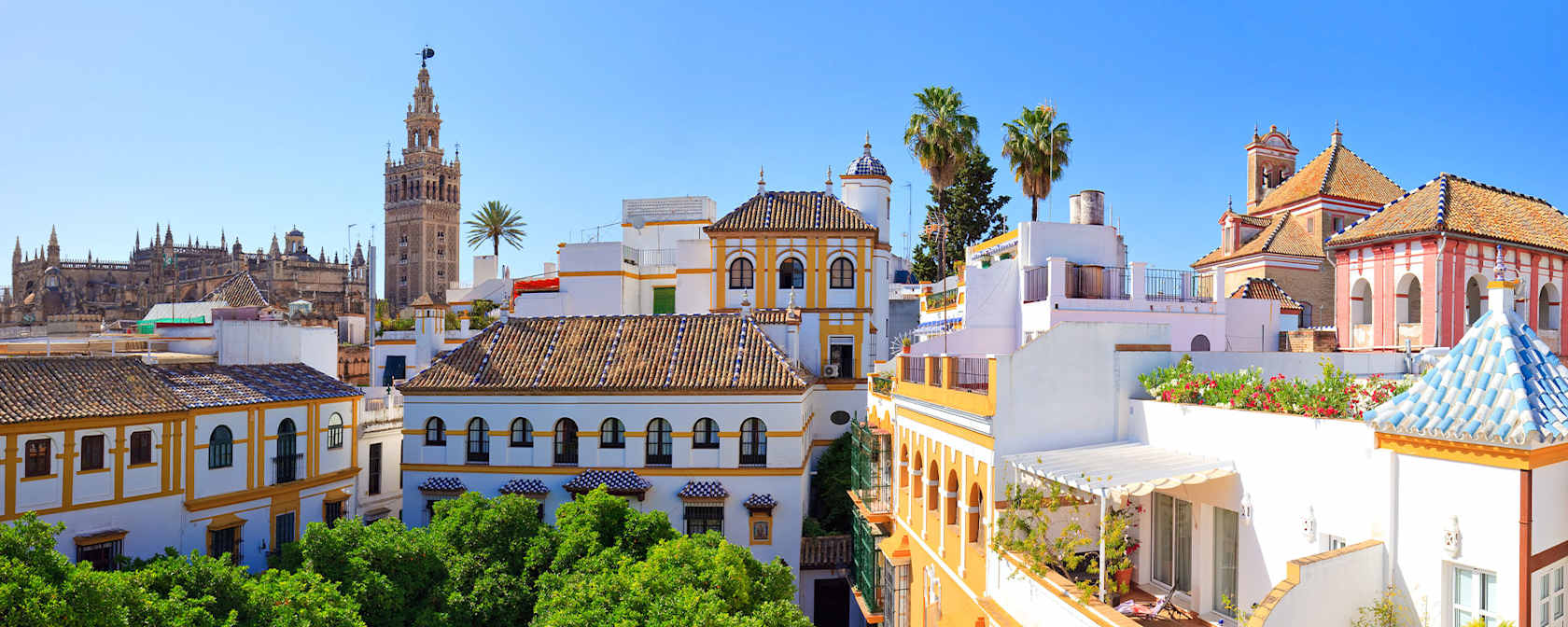 Seville, Spain - Quartier de Santa Cruz.