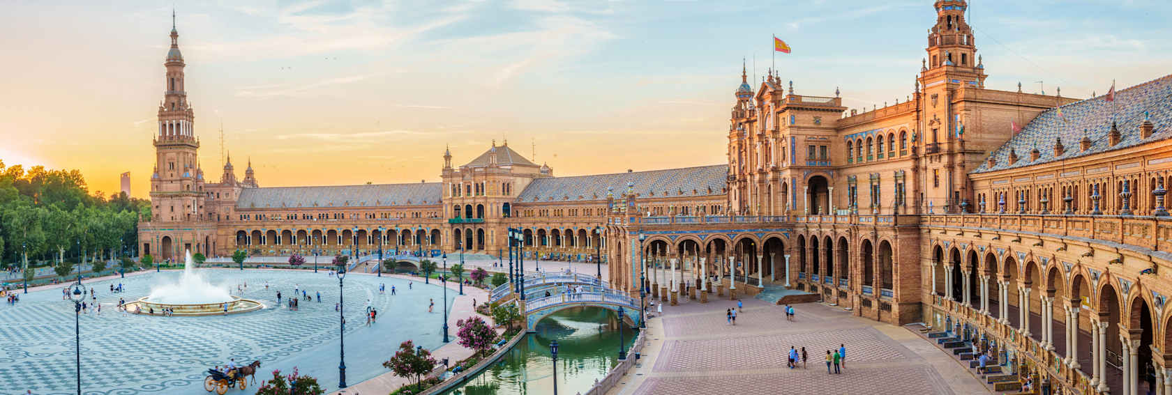 Seville, Spaiin, Plaza Espana