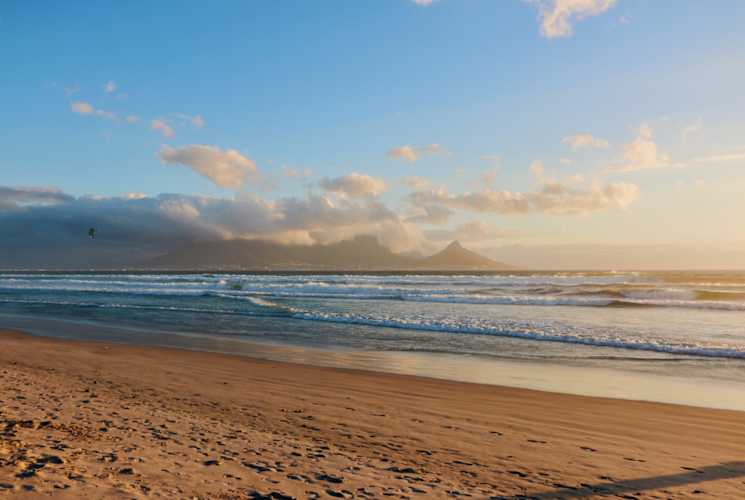 A beach in Stellenbosch, South Africa.
