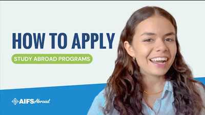 Video - How to Apply to AIFS Study Abroad Programs.