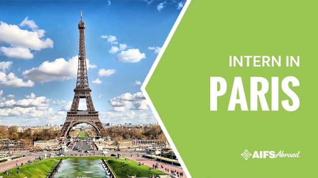 Why intern abroad in Paris - video.