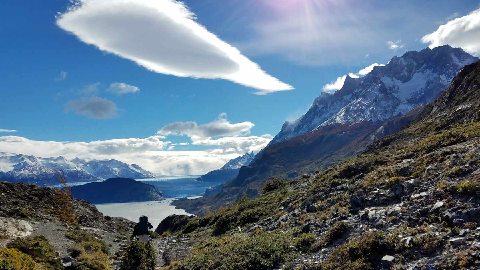 Vina del Mar, Chile mountain landscape.