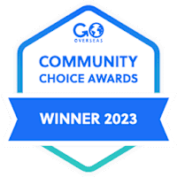GoOverseas.com Community Choice Award Winner 2023.