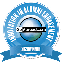 GoAbroad Innovation in Alumni Engagement logo.