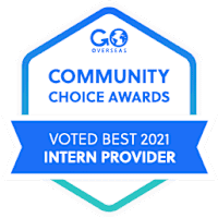 Go Overseas Community Choice Awards: Voted Best 2021 Intern Provider.