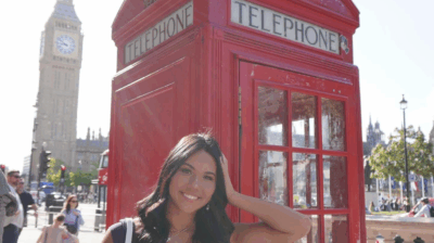 AIFS Abroad intern Maya in London, England
