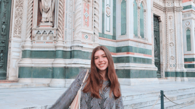 AIFS Abroad student Michaela in Florence, Italy