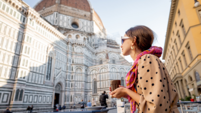 woman in Italy