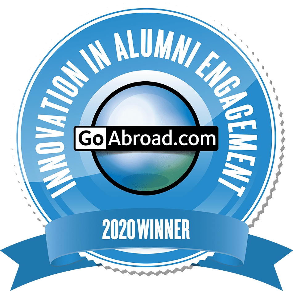 Innovation in Alumni Engagement 2020 Winner logo.