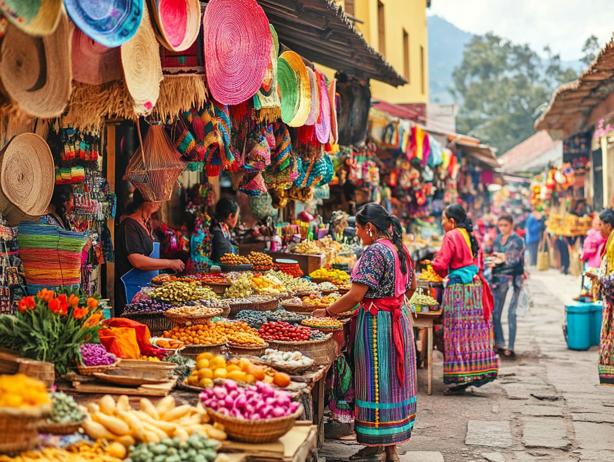 A vibrant cultural exchange event showcasing diverse traditions.