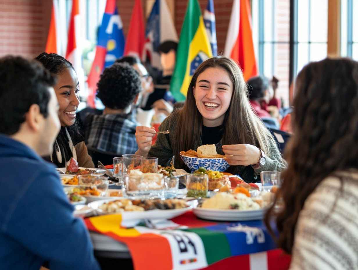 Students engaging in clubs while studying abroad