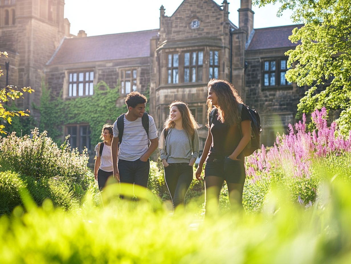 Students celebrating after receiving Commonwealth Scholarships