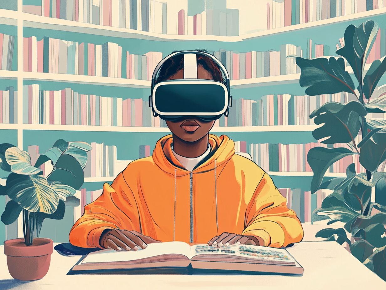 What is virtual reality and how can it be used for language learning?