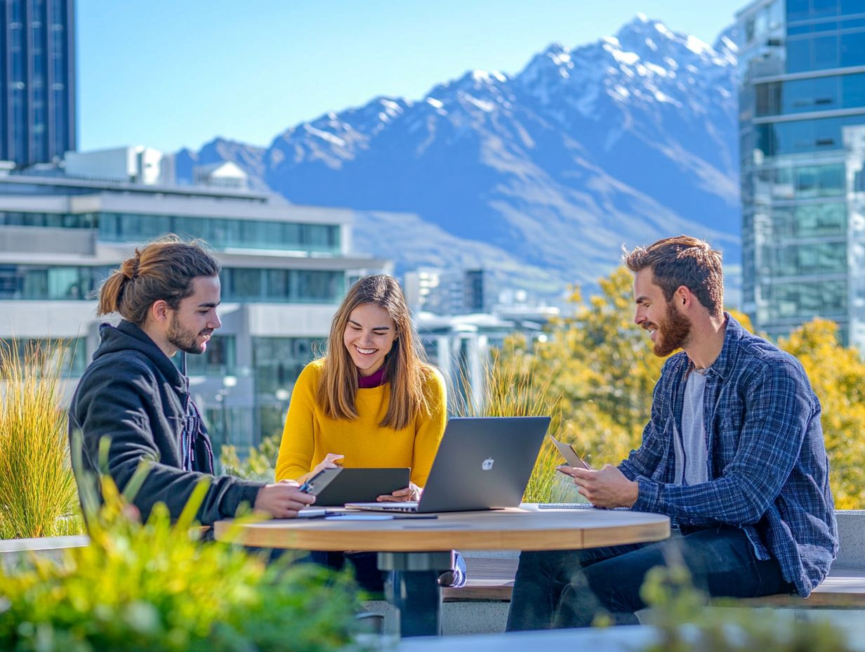 Image depicting ways to connect with internship companies in New Zealand