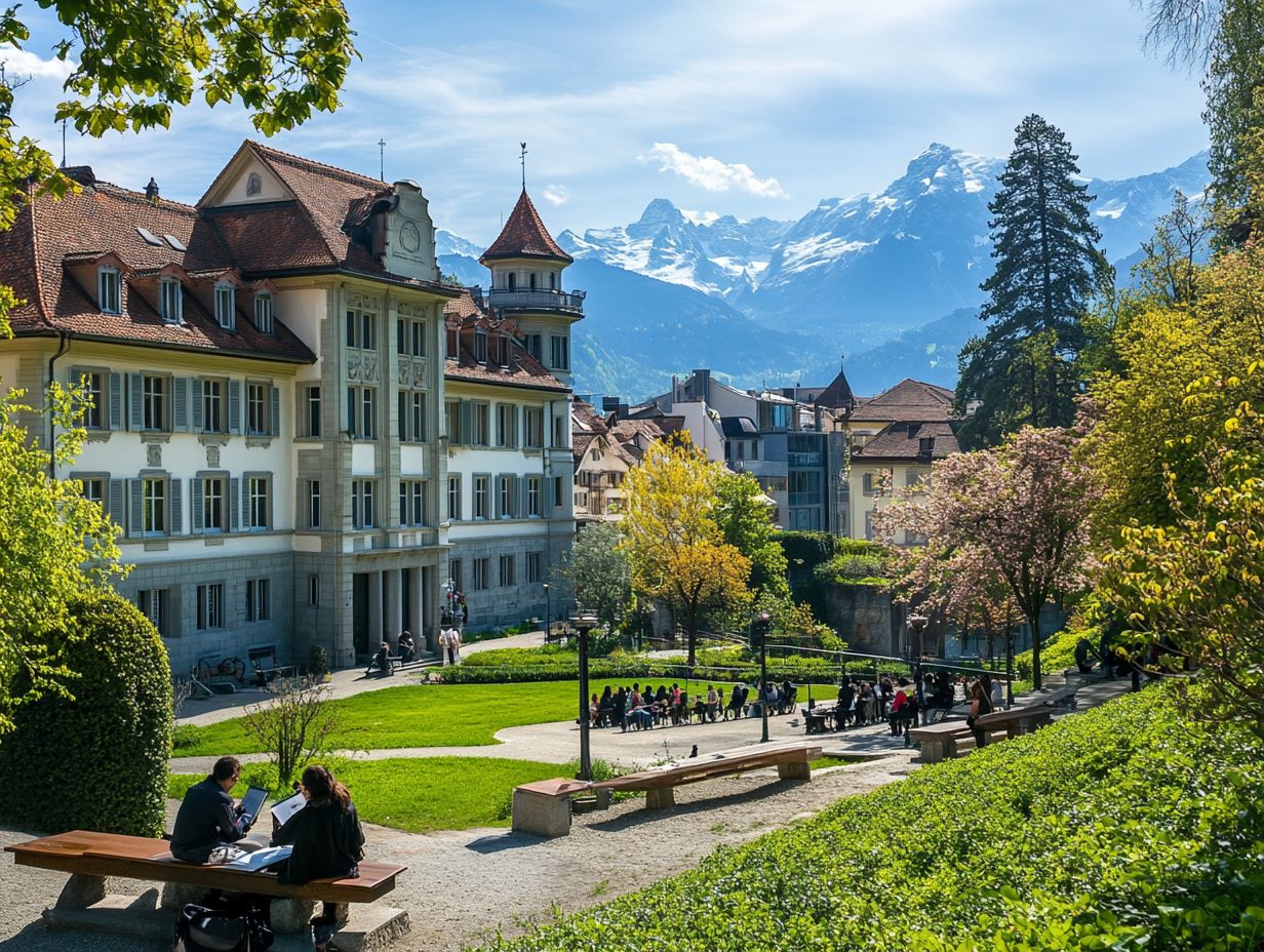 Image depicting various scholarship opportunities in Switzerland