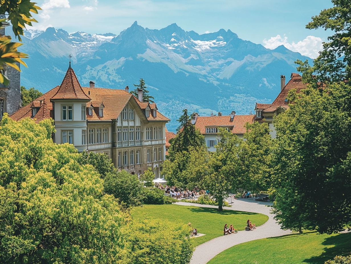 Image illustrating international student life in Switzerland