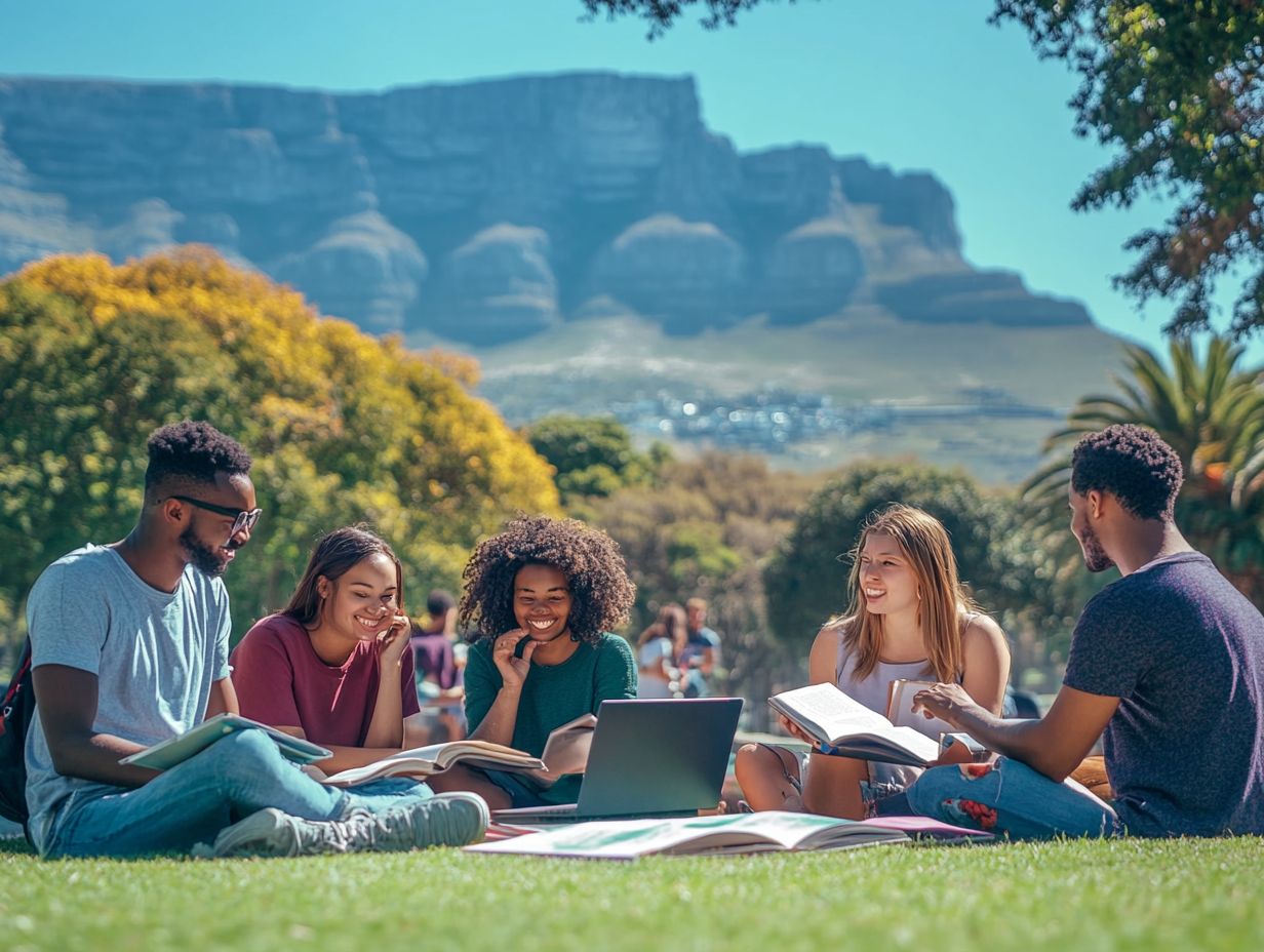 Popular study destinations in South Africa