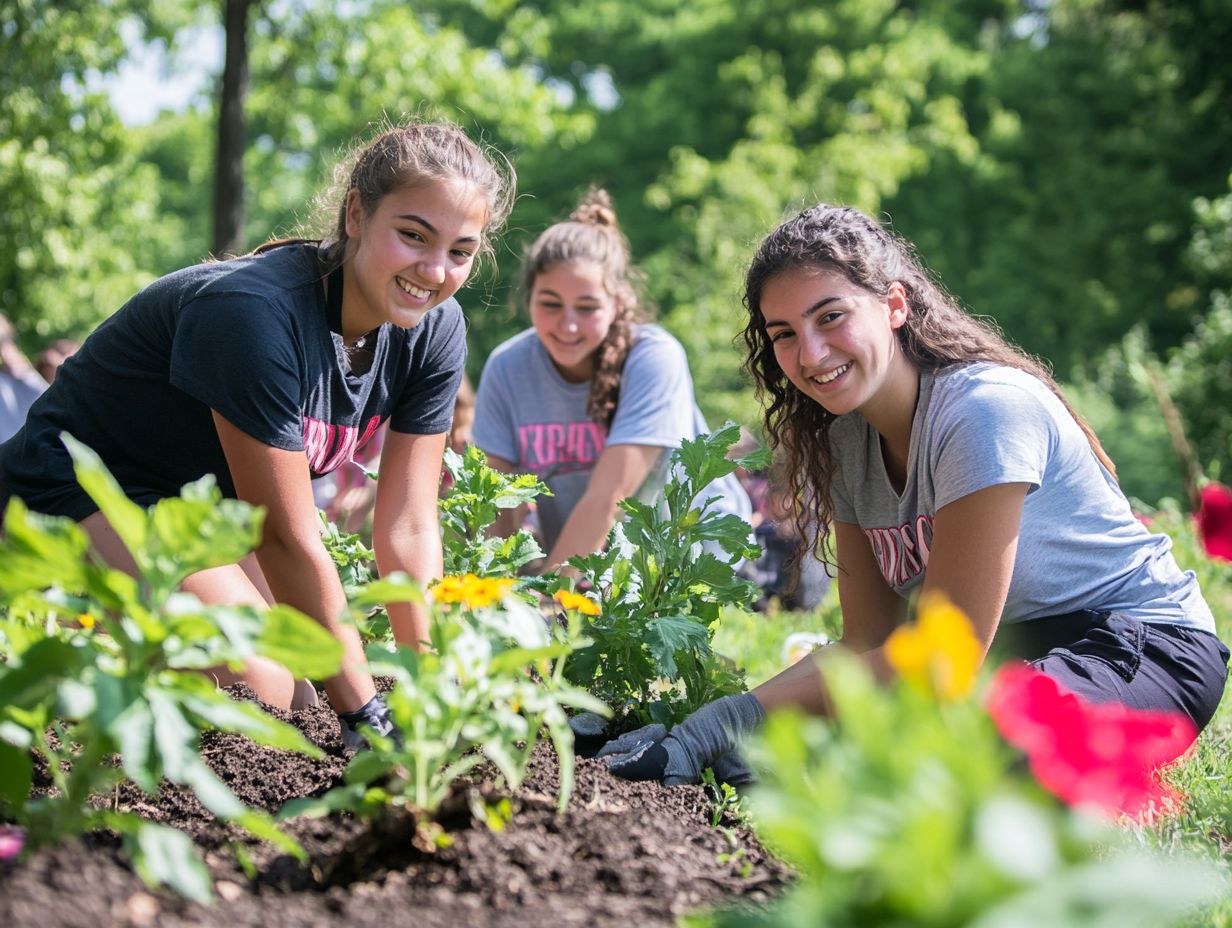 Popular volunteering opportunities for students abroad, showcasing students engaging in various activities.